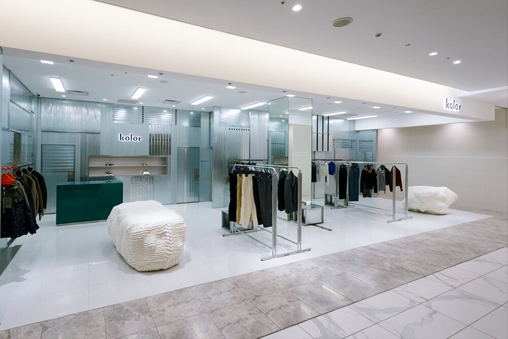 kolor shop-in-shop by Daikei Mills