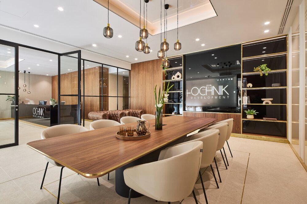 Ochnik Development Offices by Fruit Orchard