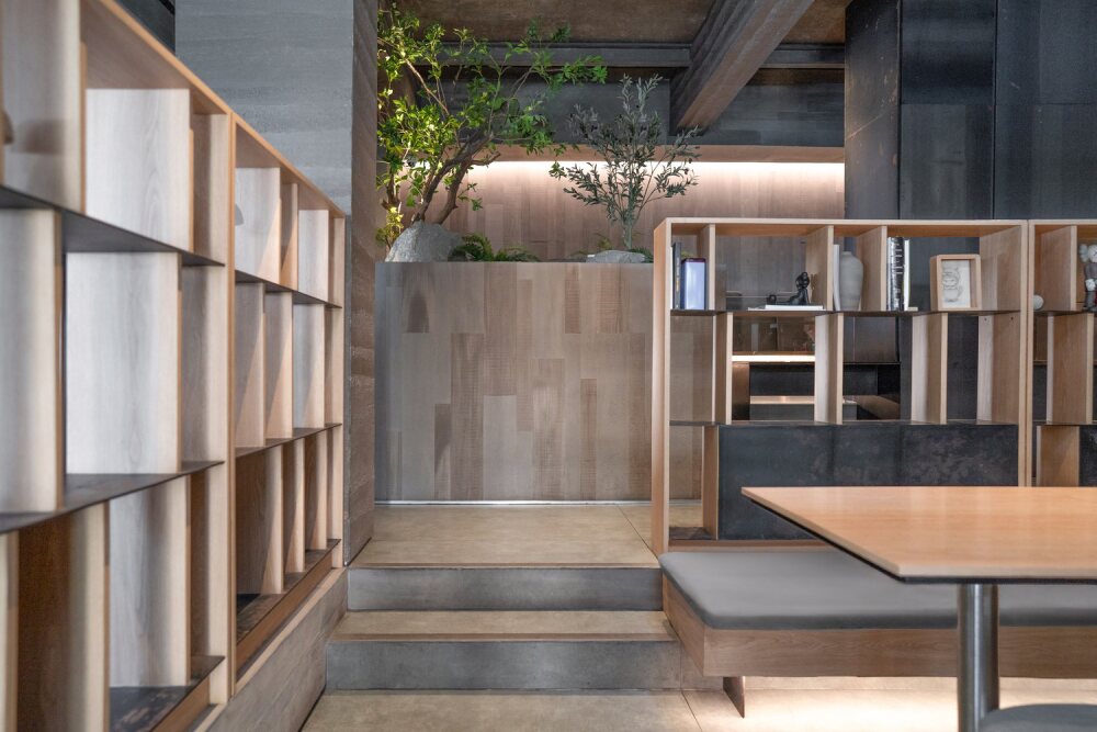 Jordnära Cafe & PHOMI Showroom by Ady Putra Architect Design Firm