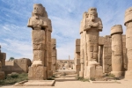 Temples of Karnak, Luxor, Egypt, Africa. The Eastern Temple of Ramses II is also known as the Temple of the Hearing Ear. It is on the grounds of the Temple of Amun-Re within the Karnak Temple complex