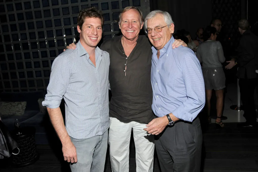 MIAMI BEACH, FL - DECEMBER 3: (L-R) Alex Acquavella, Jim Clark and William Acquavella attend ABY ROSEN, PETER BRANT & ALBERTO MUGRABI Dinner at W SOUTH BEACH at W SOUTH BEACH on December 3, 2009 in Miami Beach, Florida. (Photo by BILLY FARRELL/Patrick McMullan via Getty Images)