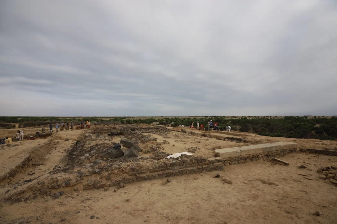 Excavation of one of the early churches found in Adulis, which likely served as the city’s cathedral.