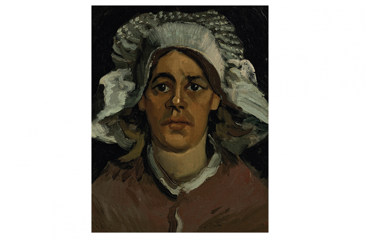 Portrait of a peasant woman.