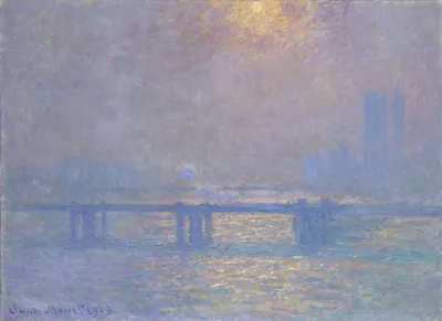 An Impressionistic painting of London