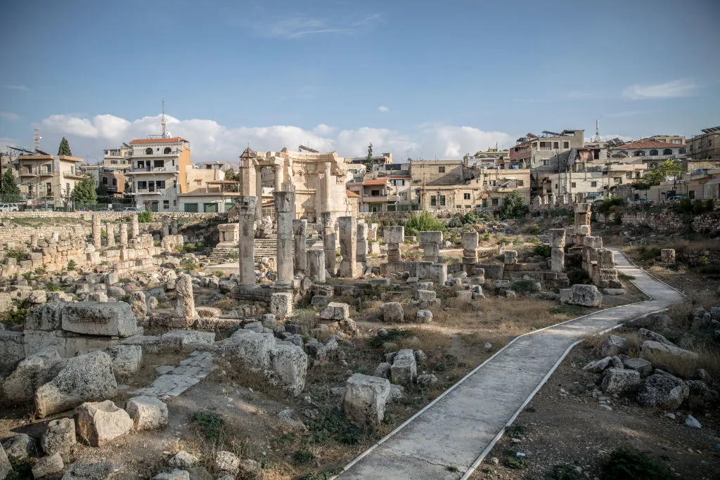 BAALBEK, LEBANON - 2024/11/06: Concerns have grown that the ancient Roman temple complex in Baalbek, eastern Lebanon, could get damaged by Israeli attacks. In September Israel launched one of the most intense aerial assaults in contemporary history on Lebanon. (Photo by Sally Hayden/SOPA Images/LightRocket via Getty Images)