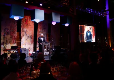 MIAMI, FLORIDA - NOVEMBER 09: Kenneth Griffin speaks onstage during the Pérez Art Museum Miami