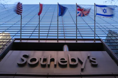 NEW YORK, NEW YORK - OCTOBER 25: The exterior of Sotheby