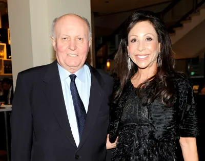 A smiling man and woman.
