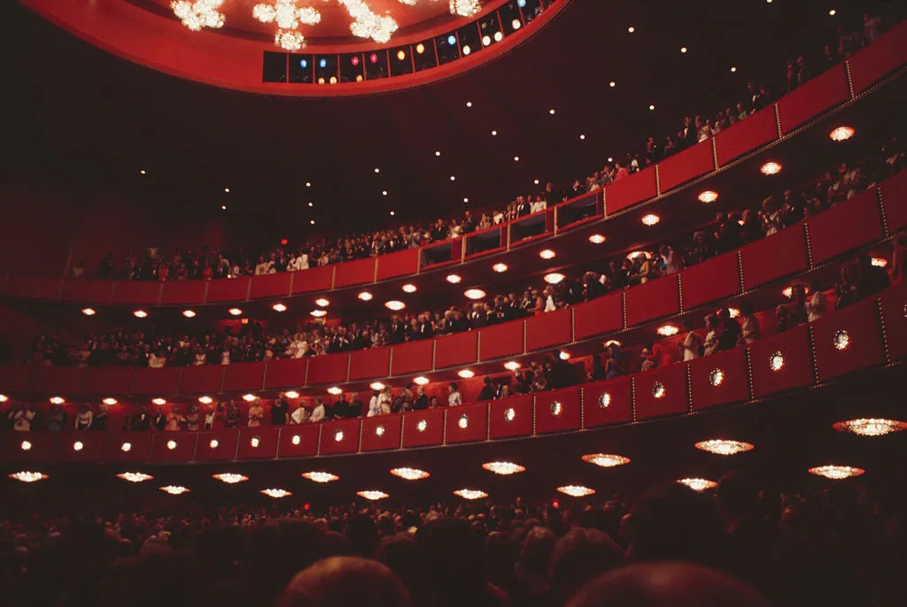 The John F. Kennedy Center for the Performing Arts in Washington, D.C., 1971.