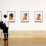 ROME - FEBRUARY 18:  Photographs by Ana Mendieta on display at La Galleria Nazionale d’Arte Moderna e Contemporanea during the opening of "Donna. Avanguardia Femminista Negli Anni 