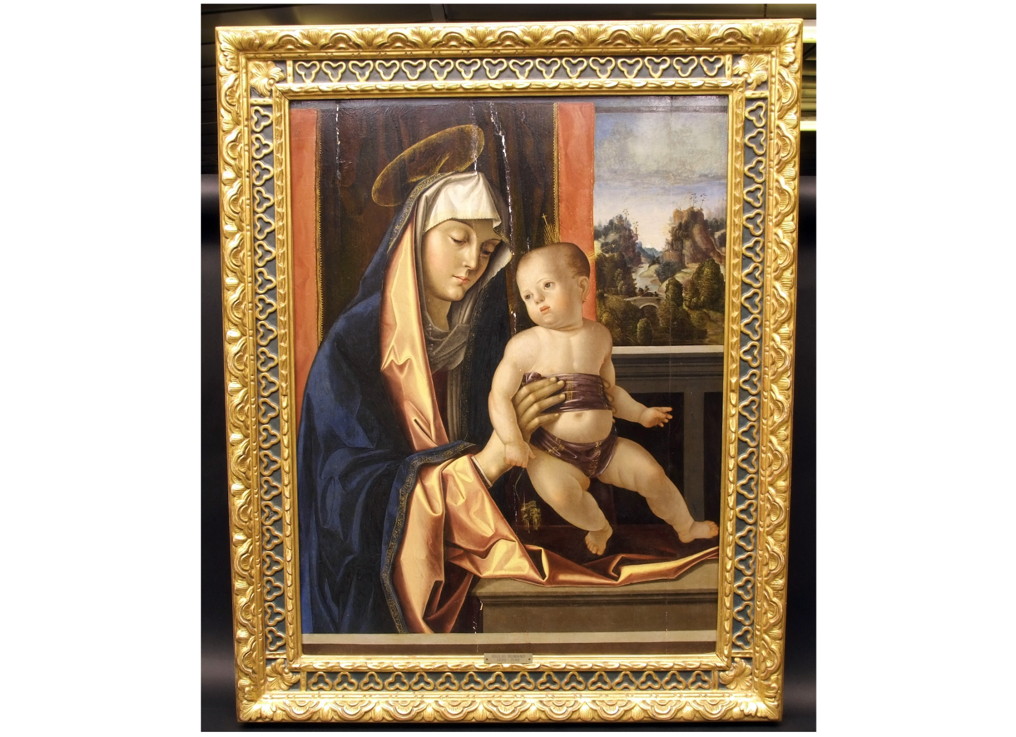 A Renaissance painting of the Madonna and Child