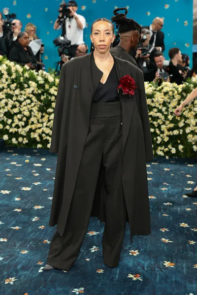 NEW YORK, NEW YORK - MAY 05: Amy Sherald attends the 2025 Met Gala Celebrating 