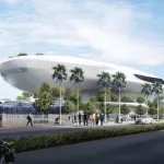 Rendering of the Lucas Museum of Narrative Art.