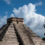 CHICHEN ITZA, MEXICO - SEPTEMBER 29:  A general view of the El Castillo pyramid on September 30, 2018 in Chichen Itza, Mexico. Chichen Itza was one of the largest Maya cities and it was likely to have been one of the mythical great cities, or Tollans, referred to in later Mesoamerican literature. (Photo by Donald Miralle/Getty Images for Lumix)
