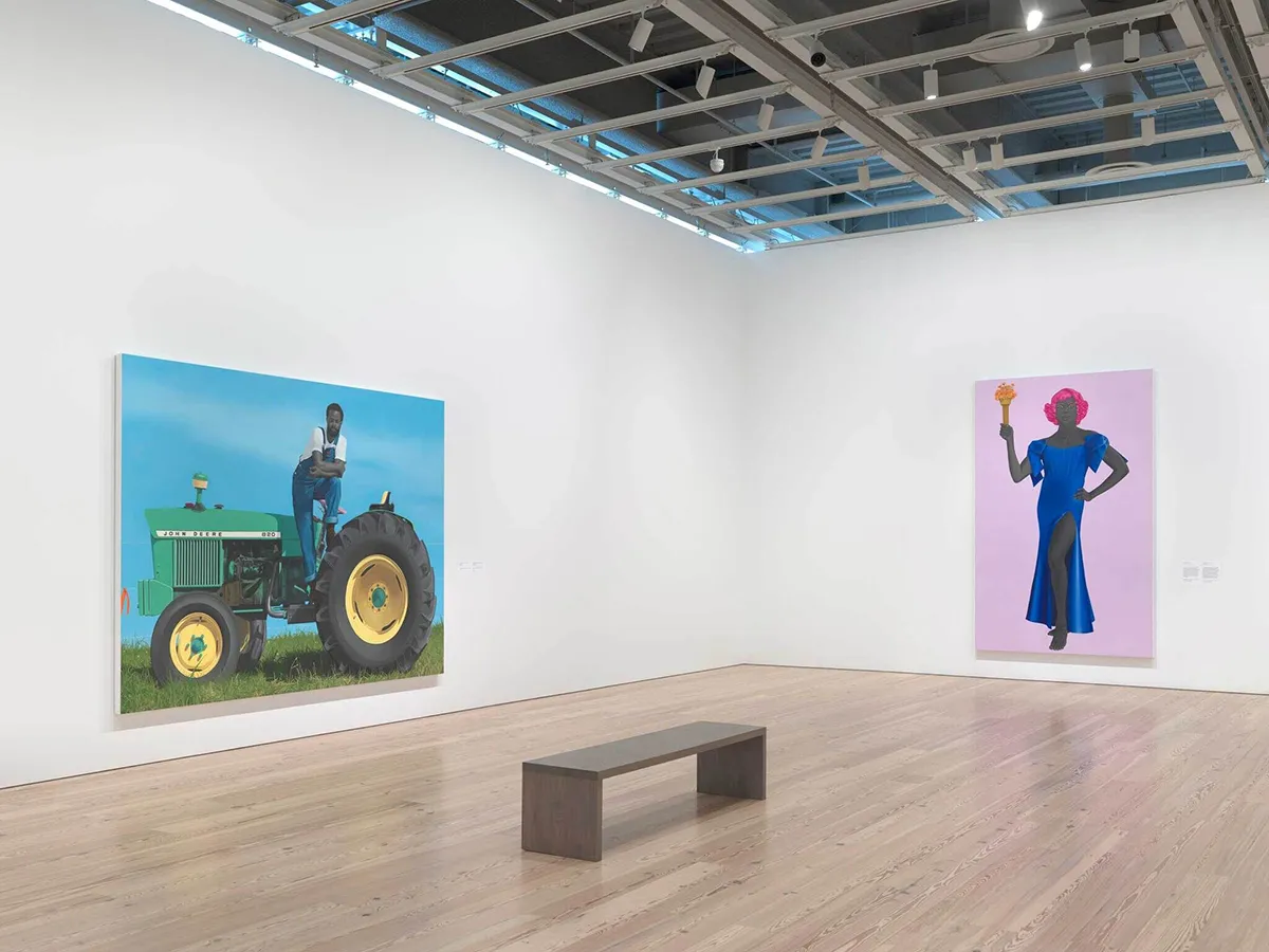 Installation view of 