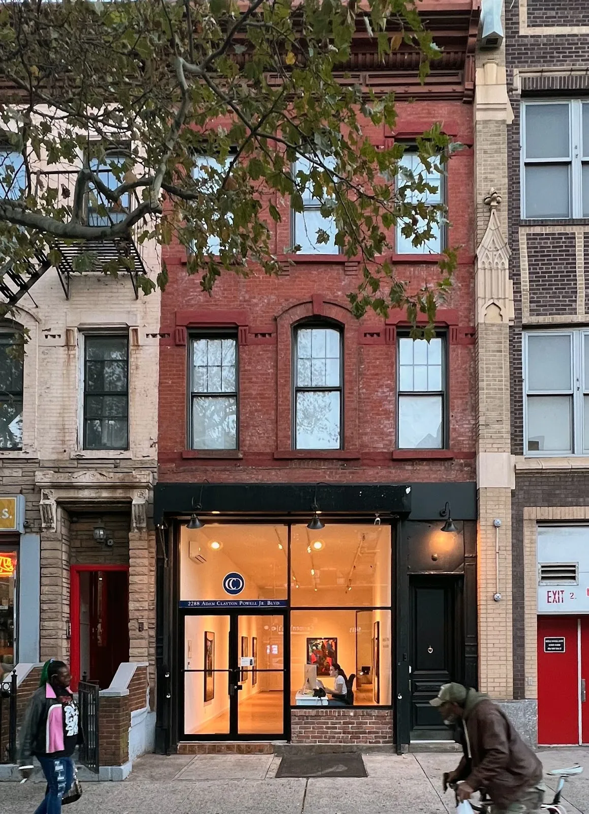 Exterior view of Claire Oliver Gallery, New York.