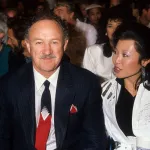 LOS ANGELES - 1986:  Actor Gene Hackman and wife Betsy Arakawa pose for a portrait in 1986 in Los Angeles, California. (Photo by Donaldson Collection/Michael Ochs Archives/Getty Images)