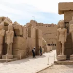 Karnak Temple is the largest religious complex in ancient Egypt, located on the east bank of the Nile in Luxor. It is dedicated to Amun-Ra, along with Mut and Khonsu, and features the Great Hypostyle Hall with 134 massive columns, towering obelisks, and intricate hieroglyphic inscriptions depicting religious rituals and royal victories. Built and expanded over more than 2,000 years, Karnak stands as a testament to the architectural and spiritual evolution of ancient Egyptian civilization in Luxor, Egypt, on February 3, 2025. (Photo by Doaa Adel/NurPhoto via Getty Images)