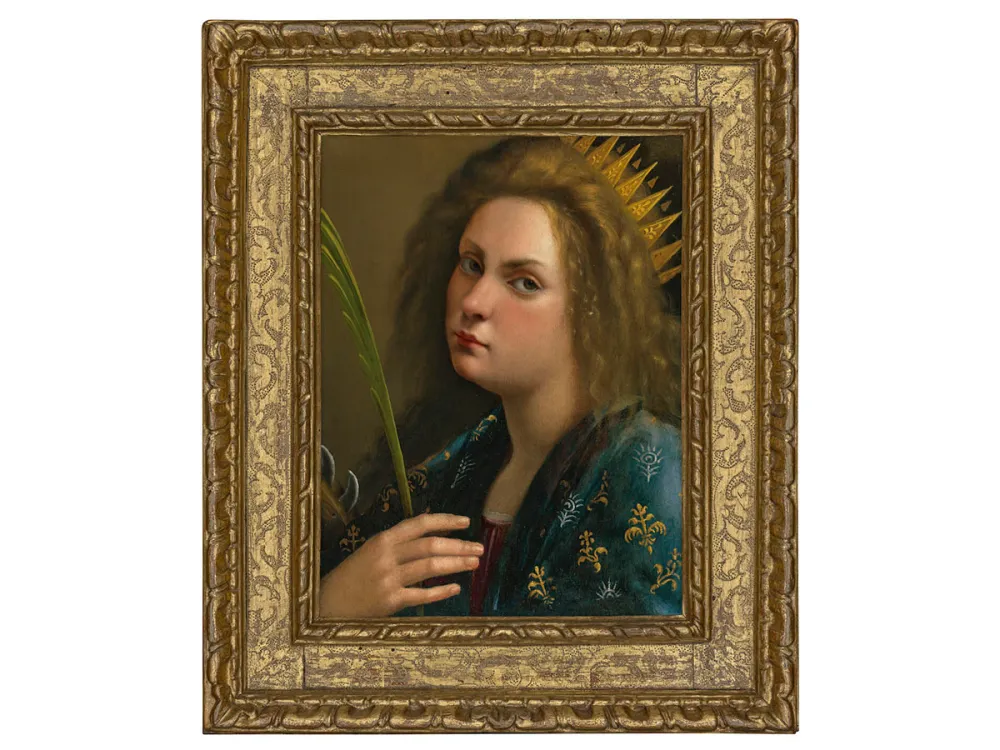 Artemisia Gentileschi, Self-Portrait as Saint Catherine of Alexandria.