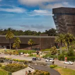 SAN FRANCISCO, CA - JUNE 16:  The de Young Museum is viewed on June 16, 2023, in San Francisco, California. Golden Gate Park, a large (1,000 acres) urban park in the western edge of the city, is home to the California Academy of Sciences, the Botanical Garden, and the de Young Museum. (Photo by George Rose/Getty Images)