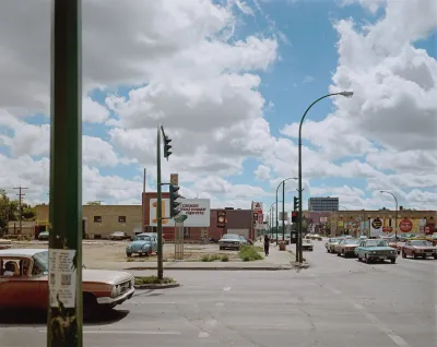 Stephen Shore, Victoria Avenue and Alberta Street, Regina, Saskatchewan, August 17, 1974, 1974