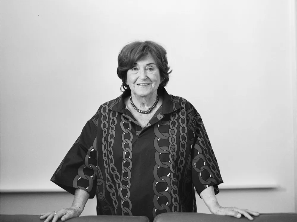 Portrait of Valie Export.