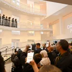 ATLANTA, GEORGIA - SEPTEMBER 20: Guests watch a performance during the 20th Anniversary David C. Driskell Prize Gala at High Museum of Art on September 20, 2025 in Atlanta, Georgia. (Photo by Derek White/Getty Images for High Museum of Art)