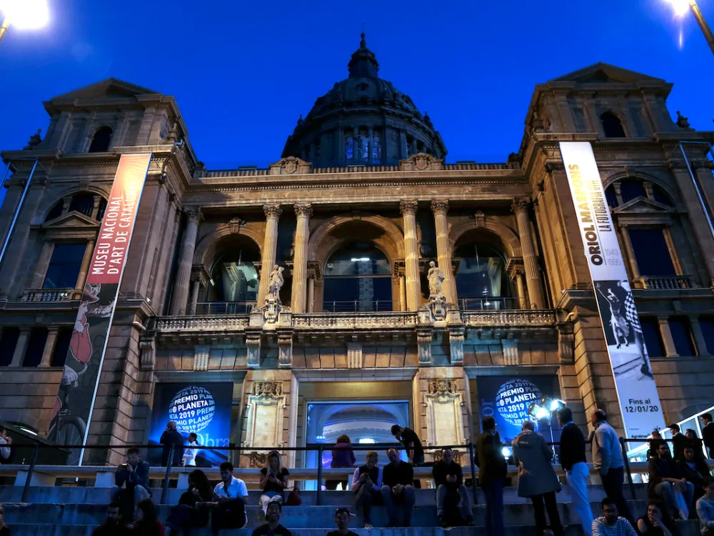 A museum facade.