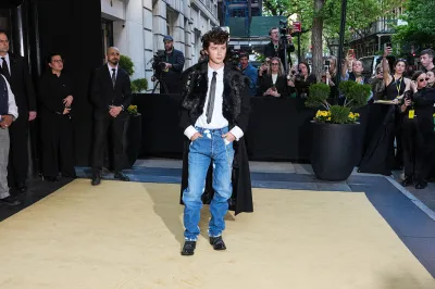 NEW YORK, NEW YORK - MAY 04: Troye Sivan leaves The Carlyle Hotel before the 2026 Met Gala celebrating 