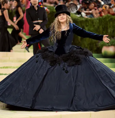 NEW YORK, NEW YORK - MAY 04: Stevie Nicks attends the 2026 Met Gala celebrating 