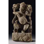 Statue of Ganesha looted from a temple in Madhya Pradesh, India