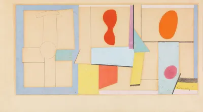 Untitled. c. 1937. Opaque watercolor and graphite pencil on paper. Sheet (Irregular): 8 13/16 x 15 5/8in. (22.4 x 39.7cm). Purchase, with funds from Frances and Sydney Lewis. Inv. N.: 77.34