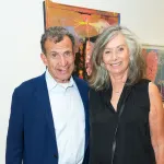 WEST PALM BEACH, FLORIDA - DECEMBER 03: Poju Zabludowicz and Anita Zabludowicz attend The Bunker Art Space Opening 2023 at Bunker Art Space on December 03, 2023 in West Palm Beach, Florida. (Photo by Sean Zanni/Patrick McMullan via Getty Images)