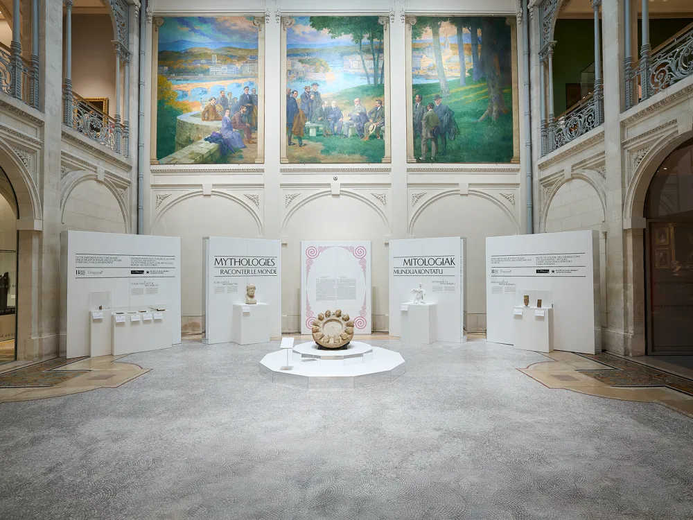 The entrance to the temporary exhibition