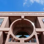 WASHINGTON, DC - AUGUST 20: The entrance to the Smithonian National Musuem of African Art located along the Nationa Mall is seen on August 20, 2025, in Washington, DC. The museum is one of 19 Smithsonian Institute museums in Washington, DC, and New York, NY. (Photo by J. David Ake/Getty Images)