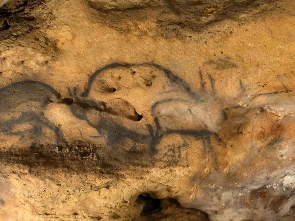 Cave painting at Font-de-Gaume, Dordogne