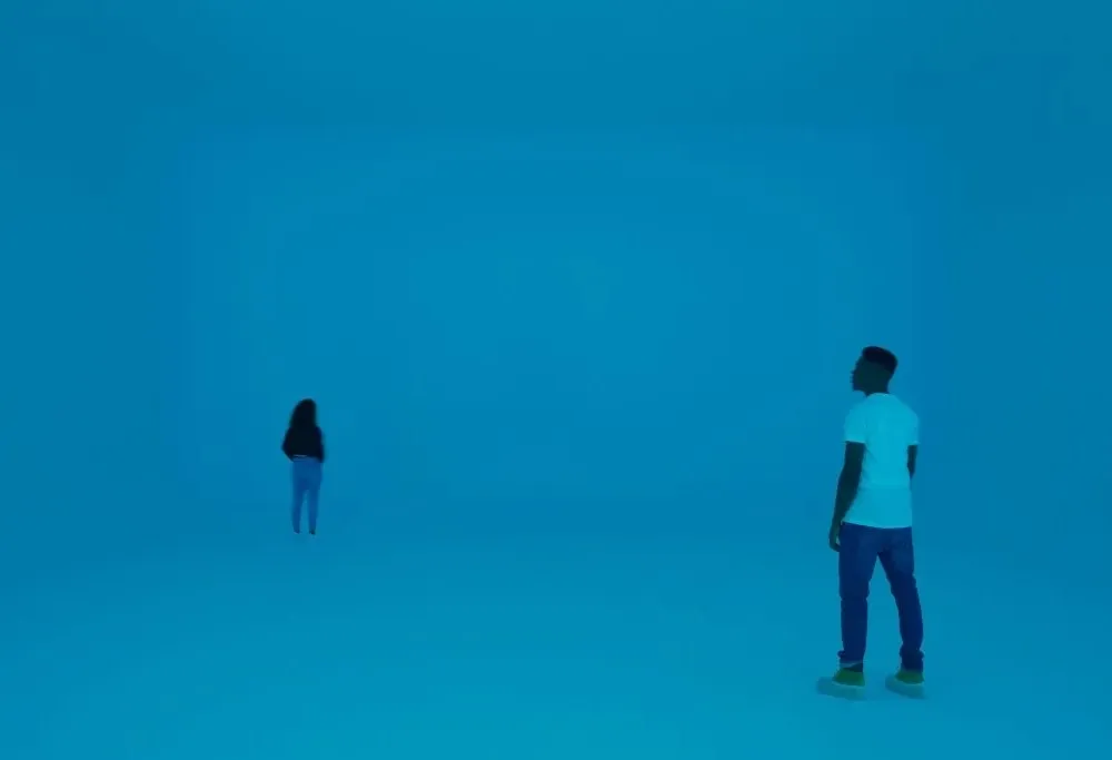 Installation view of James Turrell