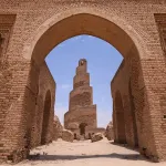 A photograph shows the spiral minaret of the ancient Abu Dulaf Mosque near the city of Samarra on June 4, 2026. The Abu Dulaf Mosque is one of the most significant Islamic and archaeological landmarks in Iraq. It was commissioned by the Abbasid caliph al-Mutawakkil and completed in 859 CE as part of the city of al-Mutawakkiliyya. The mosque forms part of the Samarra Archaeological City, which was inscribed on the UNESCO World Heritage List in 2007. (Photo by AHMAD AL-RUBAYE / AFP via Getty Images)