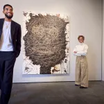 A photo shows NBA Knick Karl-Anthony Towns and lifestyle mogul Jordyn Woods at Sotheby